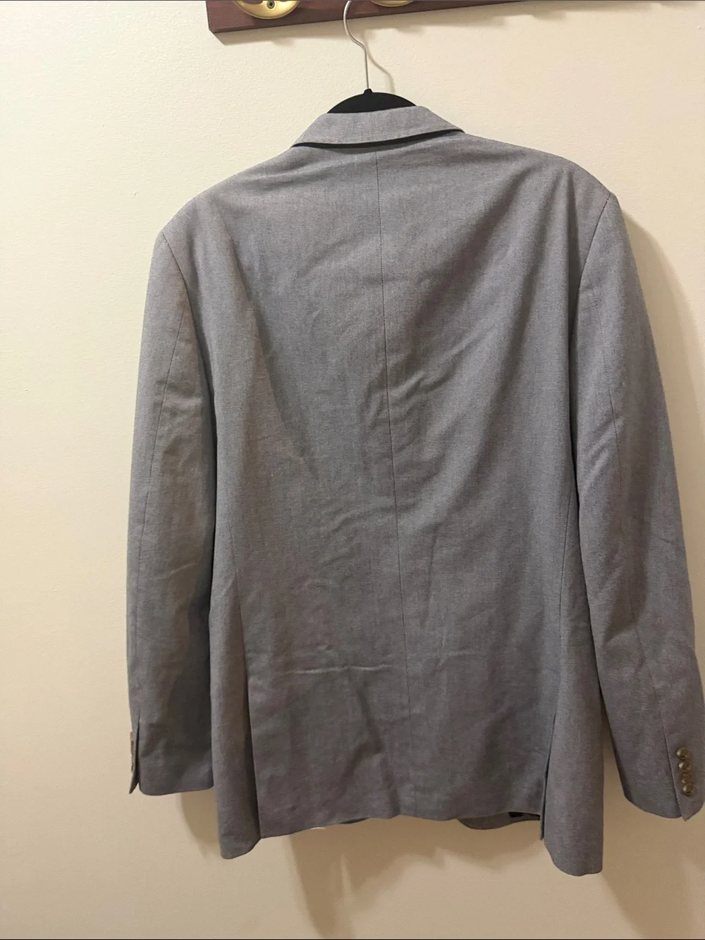 Men’s J. Crew Heather Gray Two-Button Sport Coat Size 40L